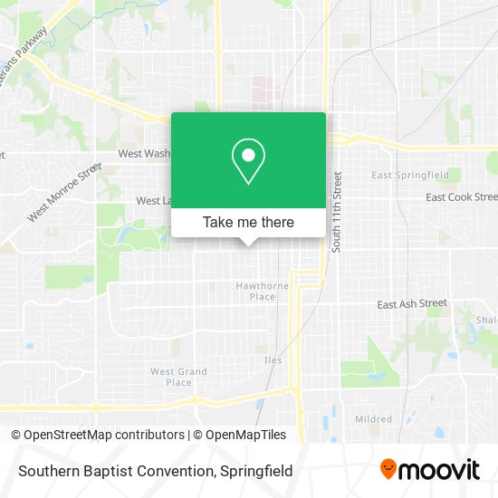 Southern Baptist Convention map