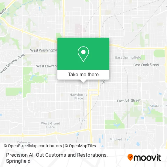Mapa de Precision All Out Customs and Restorations