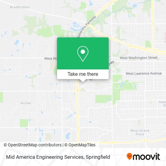 Mid America Engineering Services map