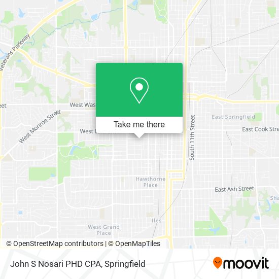 John S Nosari PHD CPA map