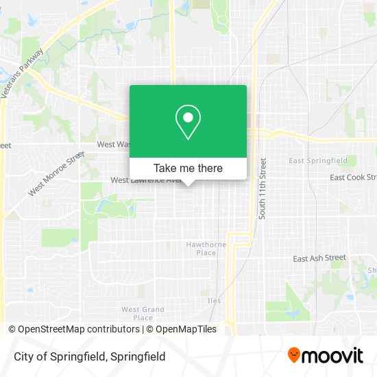 City of Springfield map