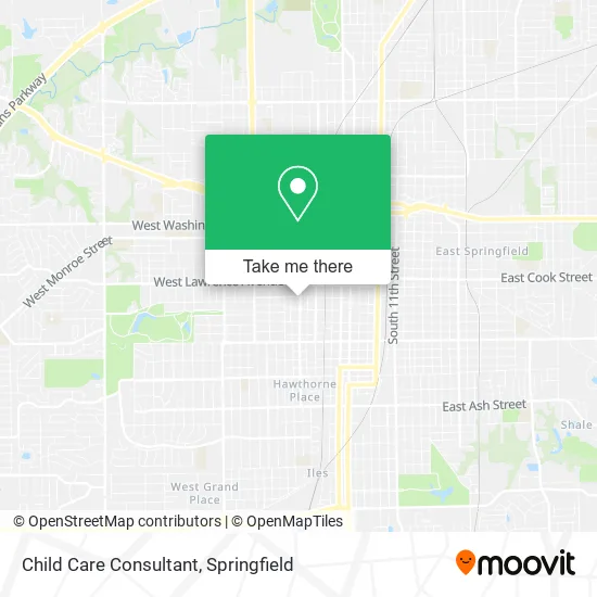Mapa de Child Care Consultant
