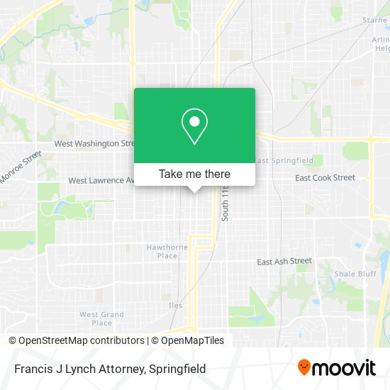 Francis J Lynch Attorney map