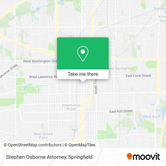 Mapa de Stephen Osborne Attorney
