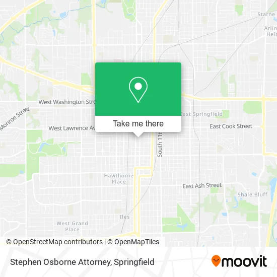 Mapa de Stephen Osborne Attorney
