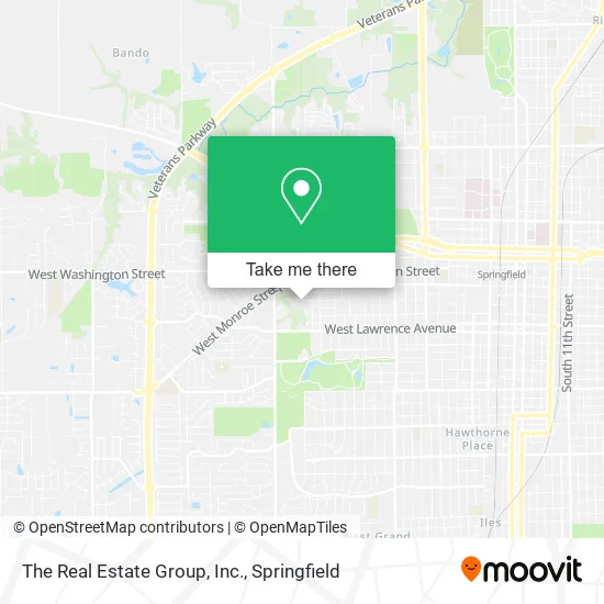Mapa de The Real Estate Group, Inc.