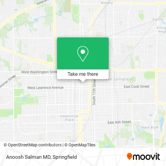 Mapa de Anoosh Salman MD