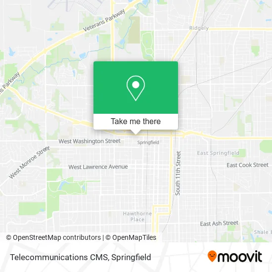 Mapa de Telecommunications CMS