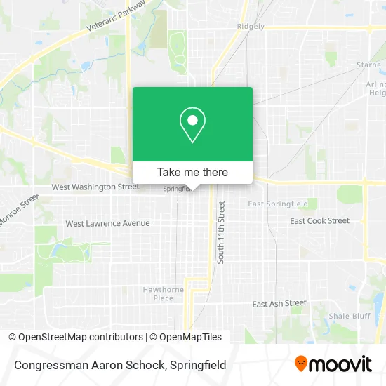 Mapa de Congressman Aaron Schock