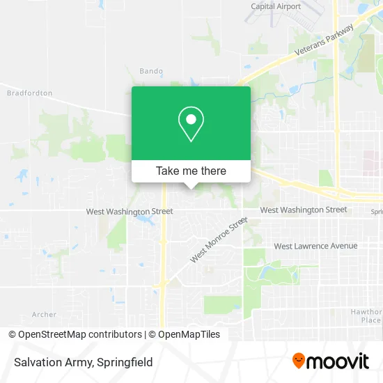 Salvation Army map