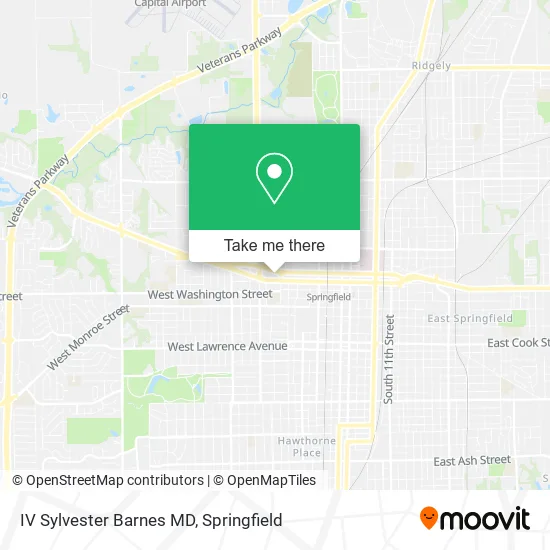 Mapa de IV Sylvester Barnes MD