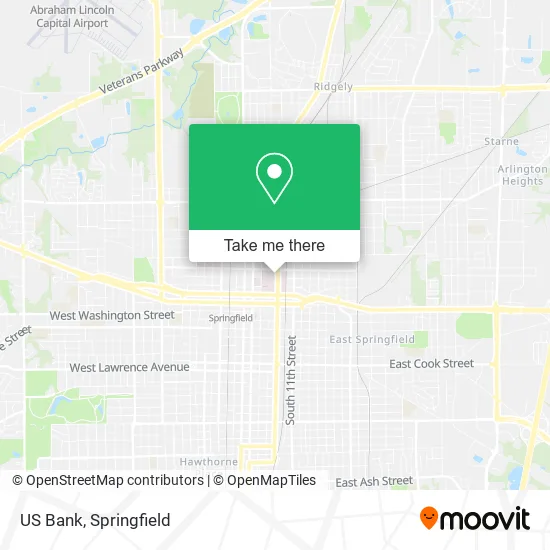 Mapa de US Bank