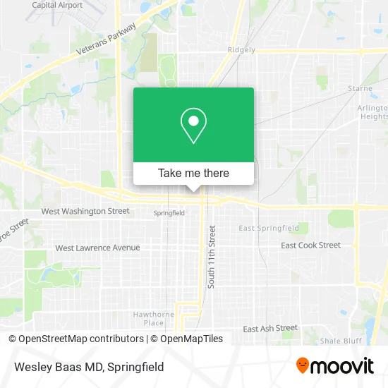 Mapa de Wesley Baas MD