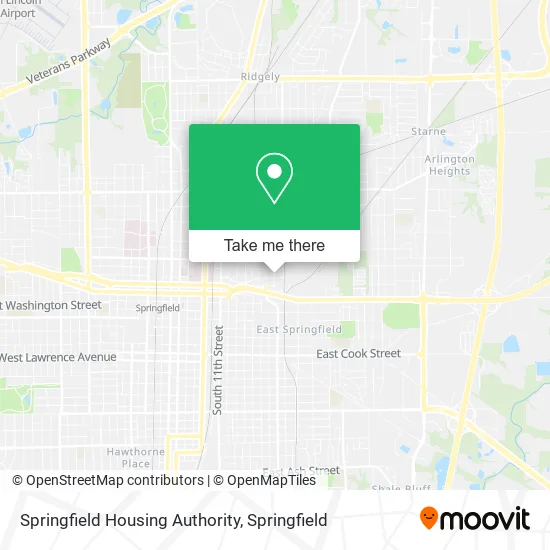 Mapa de Springfield Housing Authority