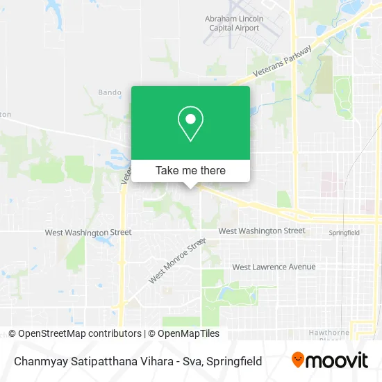 Mapa de Chanmyay Satipatthana Vihara - Sva