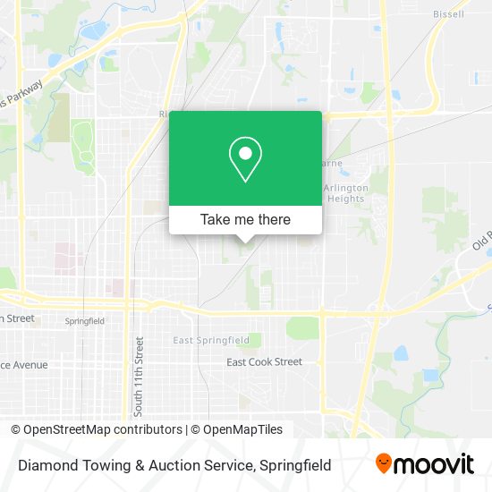 Diamond Towing & Auction Service map