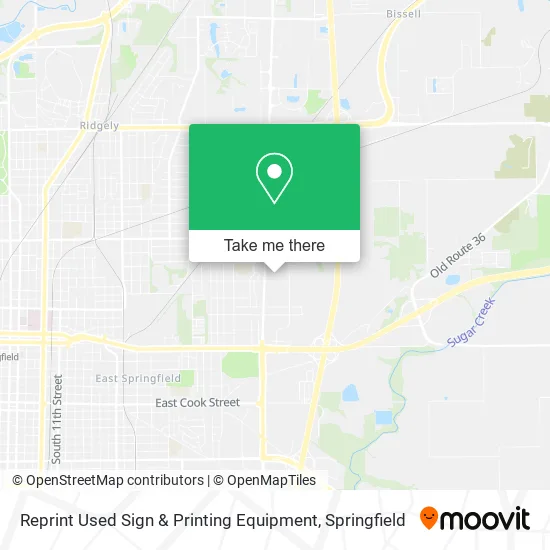 Reprint Used Sign & Printing Equipment map