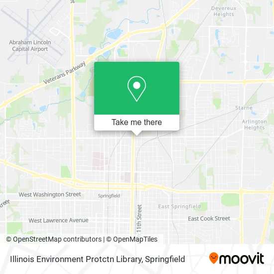 Illinois Environment Protctn Library map