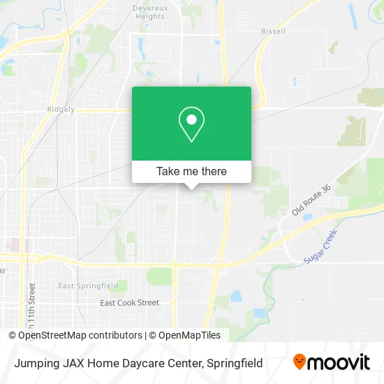 Jumping JAX Home Daycare Center map