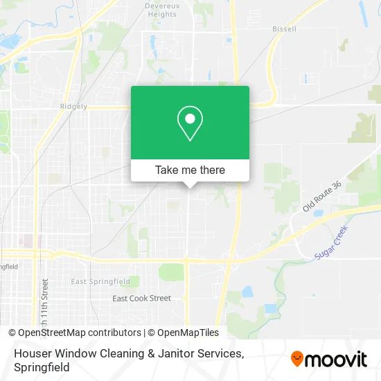 Mapa de Houser Window Cleaning & Janitor Services