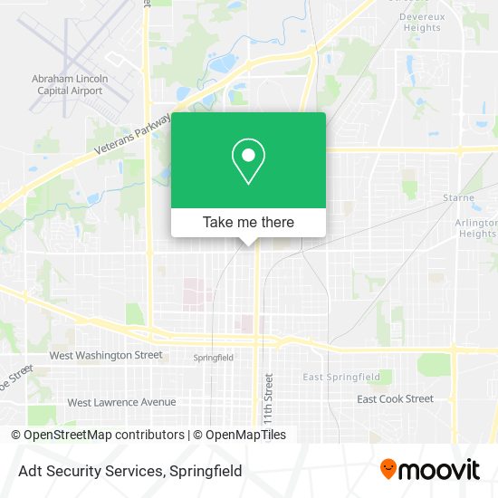 Adt Security Services map