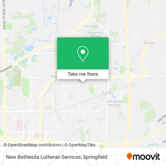 Mapa de New Bethesda Lutheran Services