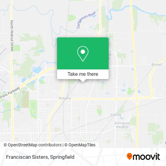 Franciscan Sisters map