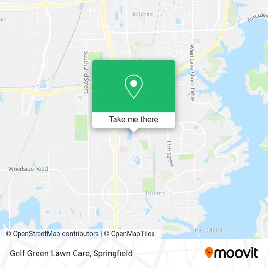 Golf Green Lawn Care map