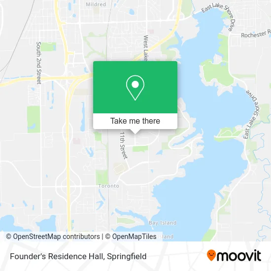 Founder's Residence Hall map