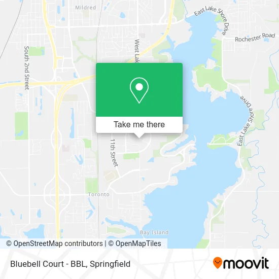 Bluebell Court - BBL map