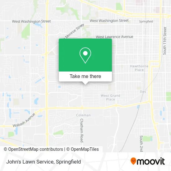 John's Lawn Service map