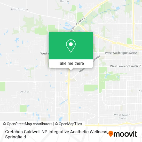 Mapa de Gretchen Caldwell NP Integrative Aesthetic Wellness
