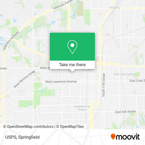 USPS map