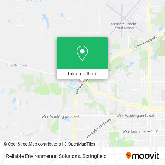 Reliable Environmental Solutions map