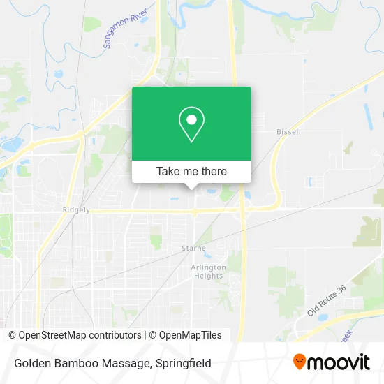 Mapa de Golden Bamboo Massage