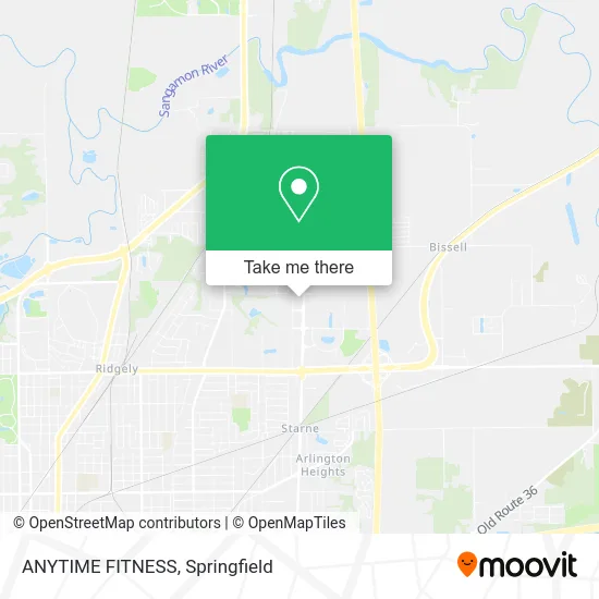 Mapa de ANYTIME FITNESS