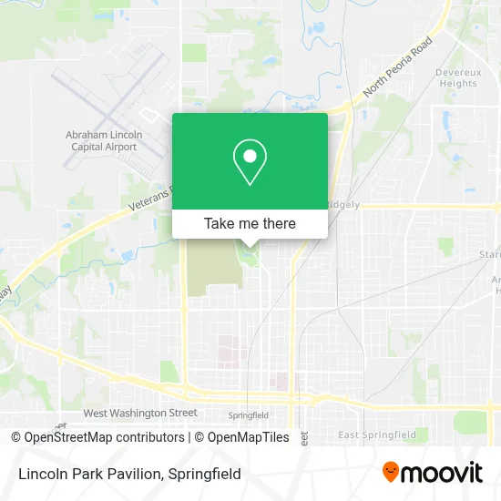 Lincoln Park Pavilion map