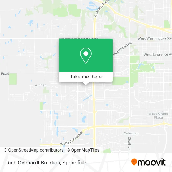 Rich Gebhardt Builders map