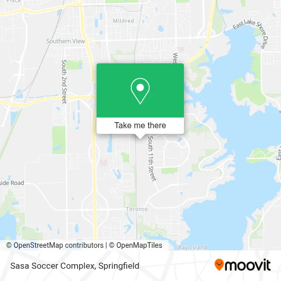 Sasa Soccer Complex map