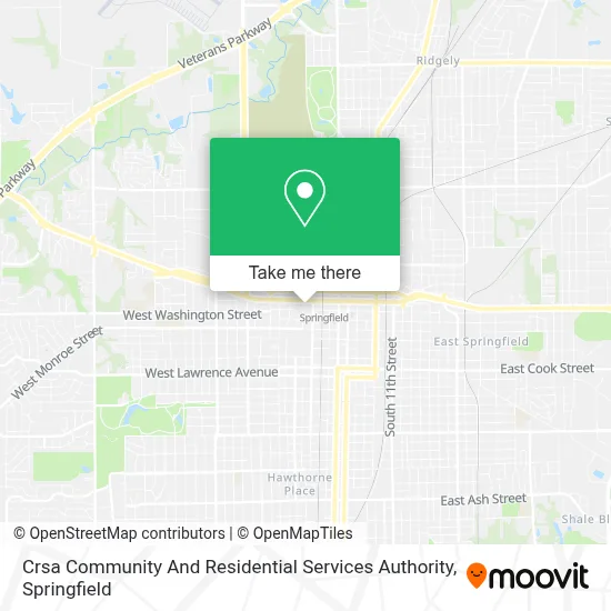 Crsa Community And Residential Services Authority map