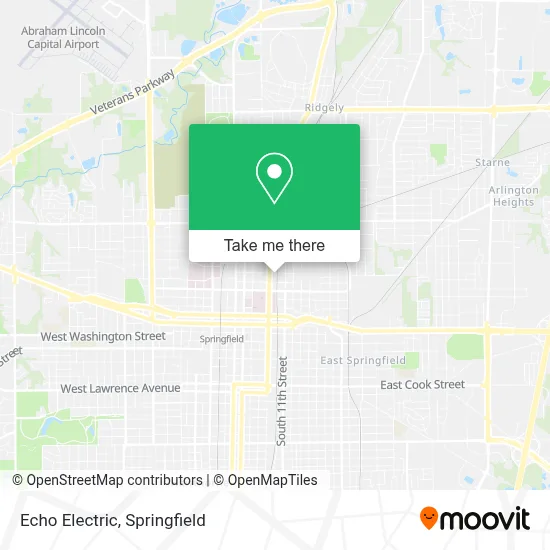 Echo Electric map