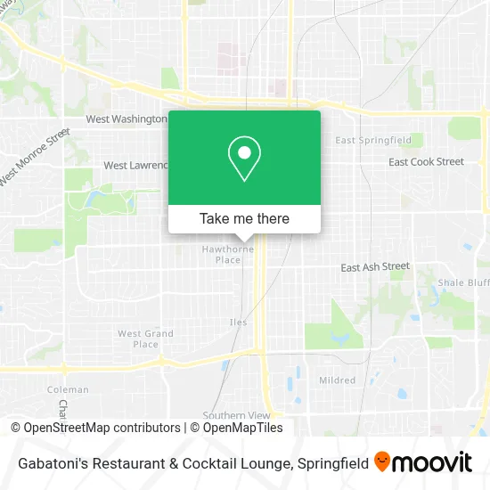 Gabatoni's Restaurant & Cocktail Lounge map