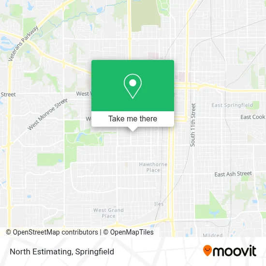 North Estimating map