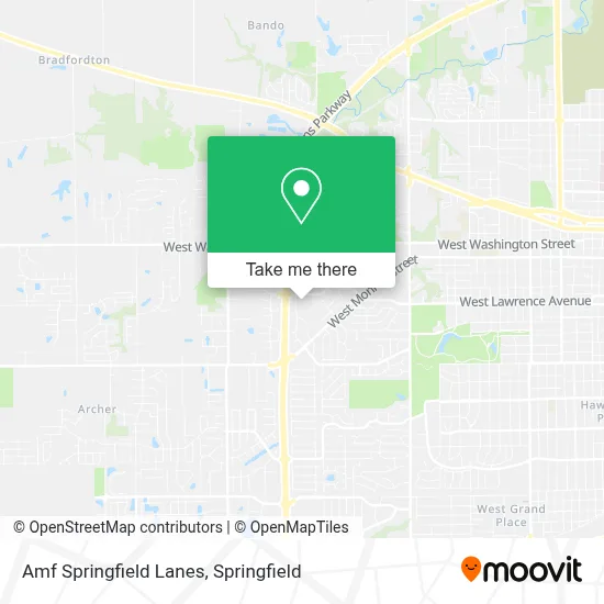 Amf Springfield Lanes map