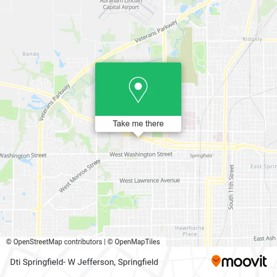 Dti Springfield- W Jefferson map