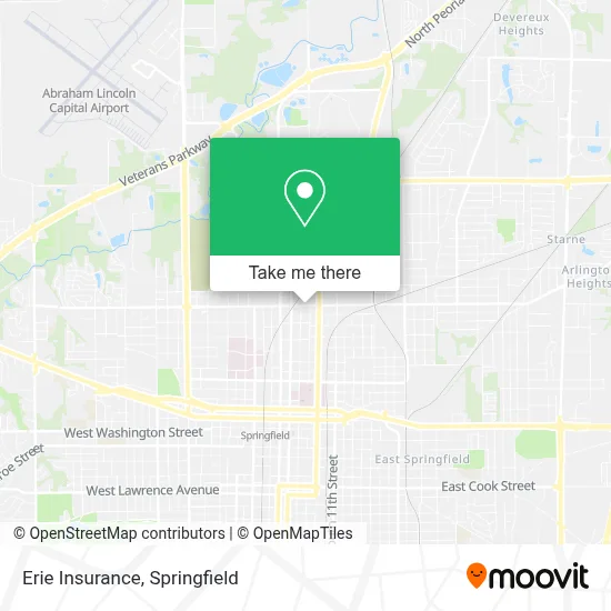 Erie Insurance map