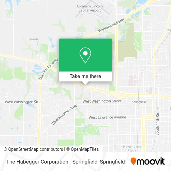 The Habegger Corporation - Springfield map