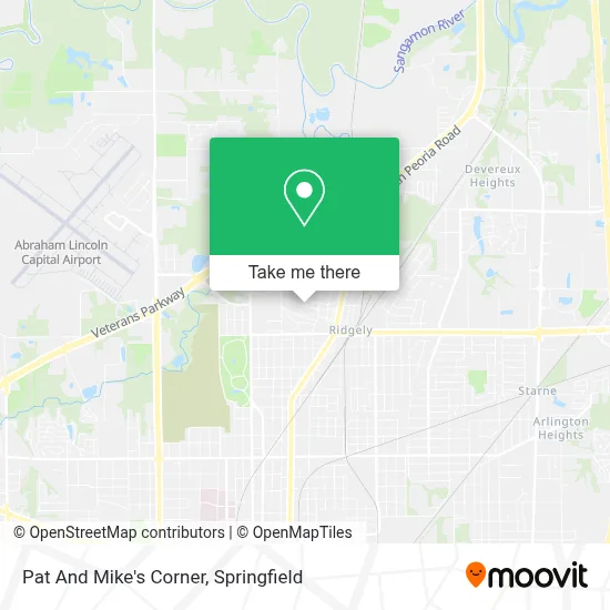 Pat And Mike's Corner map