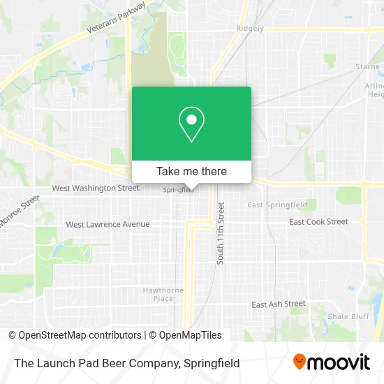 The Launch Pad Beer Company map