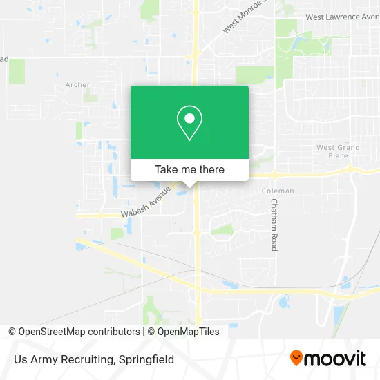 Us Army Recruiting map